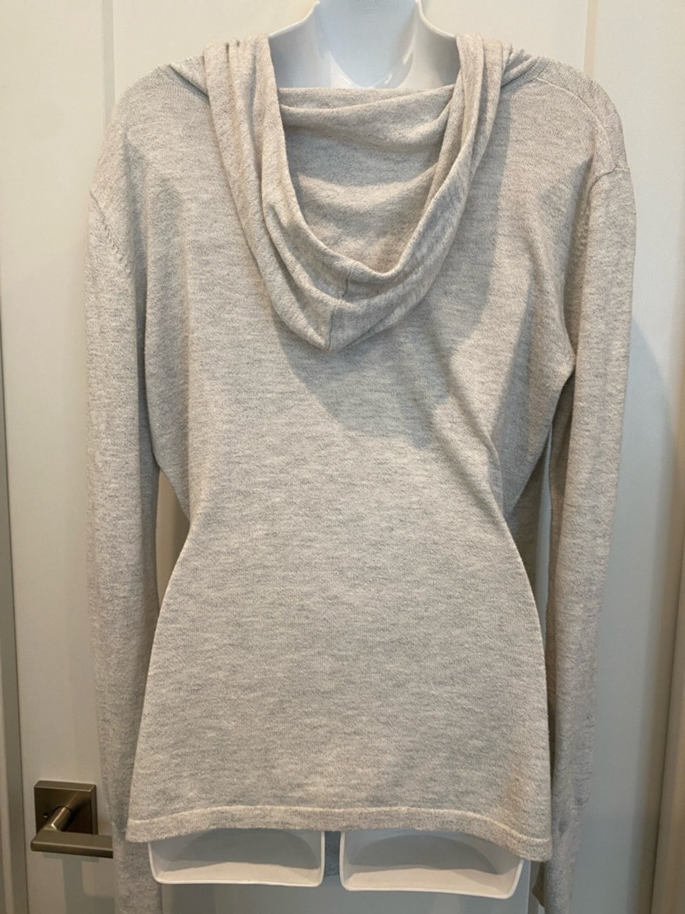 BETABRAND No Sweat(er) Wrap Gray Cardigan L - Picture 4 of 6